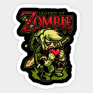 Legend of zombie Sticker